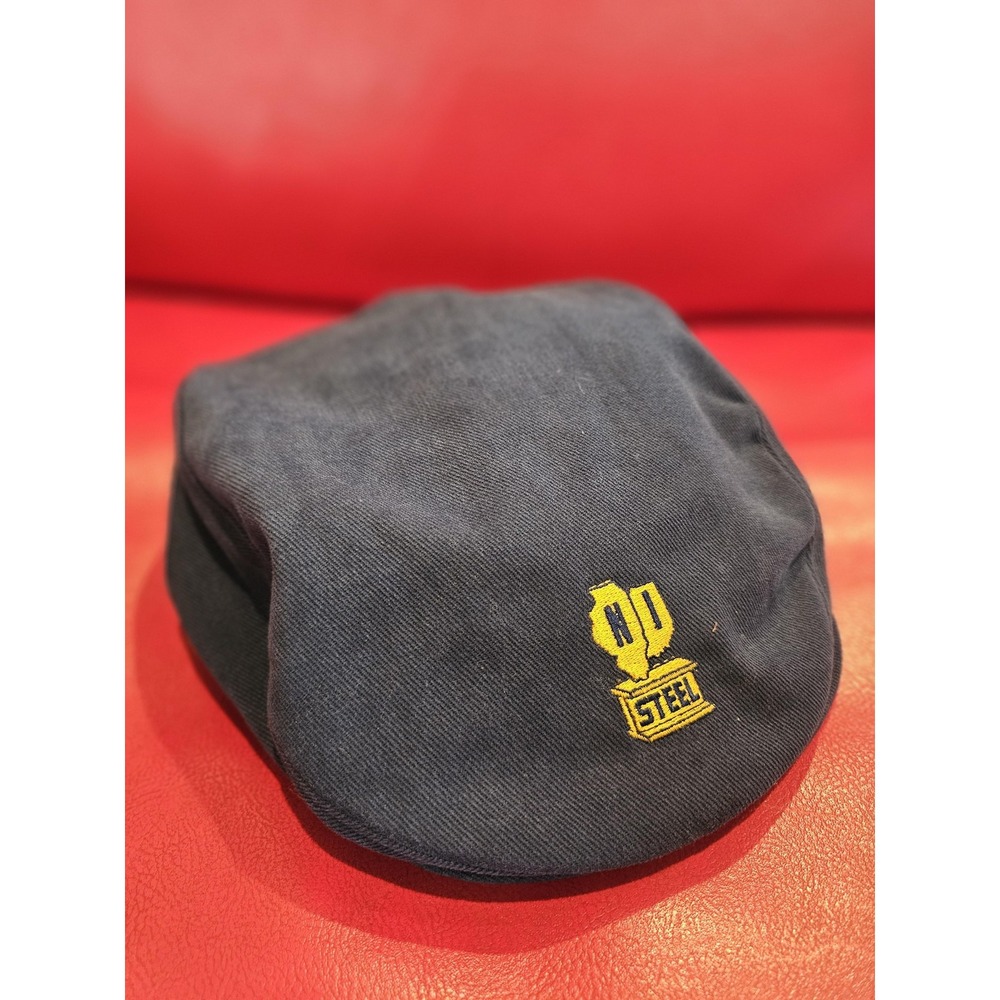NJ Steel Hat Cap Snap Back Embroidered Patch Made USA One Size Mens